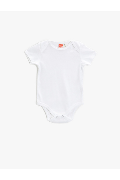 Koton Βαμβακερό κορμάκι με κοντό μανίκι