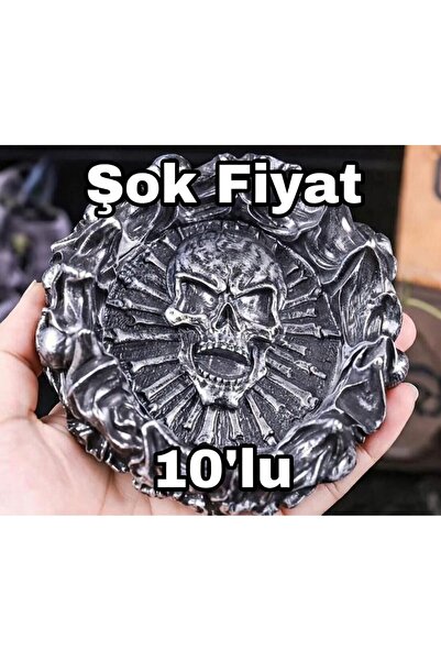 Küllük Korku Severlere Özel! İskelet Kül Tablası - Dekoratif Gotik 10 Adet toplu