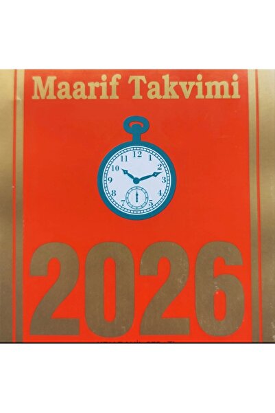 Maarif Basımevi 2026 KÜÇÜK SAATLİ MAARİF TAKVİMİ