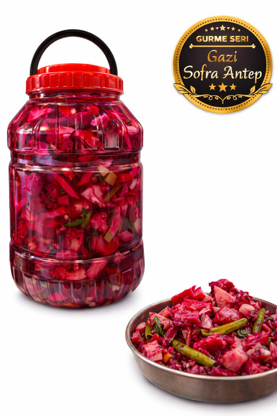 gazisofraantep Ev Yapımı Antep Karışık Turşu 5 LT (5 sebzeli)