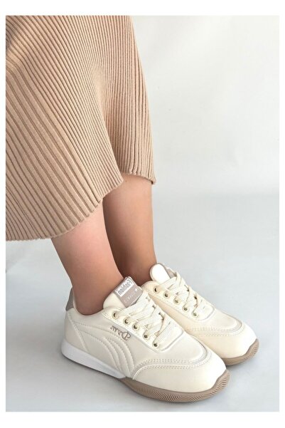 GARAJJ حذاء رياضي نسائي من Zerenyus ذو نعل عالٍ وأربطة ونعل سميك