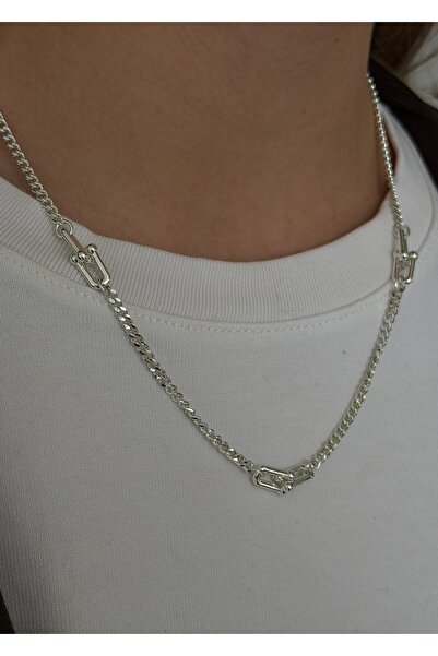 KİLİGİSTANBUL قلادة تيف مكونة من قطعتين بطول 1.50 سم (40+5 سم قابلة للتمديد)