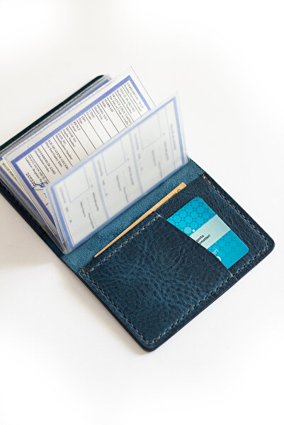 Hi Leather Hakiki Deri Araç Ruhsat Kılıfı Kabı – Kart & Ehliyet Gözlü