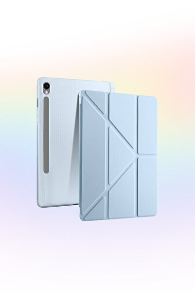 Fuchsia Tri Folding Table with Pen Compartment and Foldable Stand Compatible ...