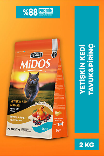 PERİTAS Midos Tavuklu Yetişkin Kedi Maması Maintenance - 2kg