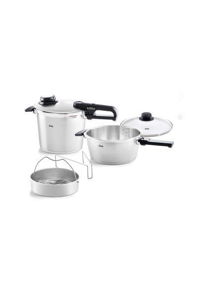 Fissler Vitavit Premium Mat 6+3,5 Litre Düdüklü Tencere Set