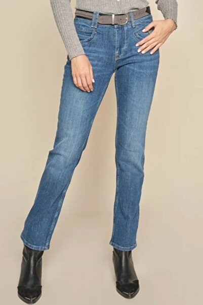 september island Maggie Blue Color Regular Cut High Waist Jeans