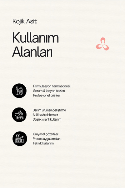 Nadir Kimya Kojik Asit 10 Gr - (Kojic Acid) - Kozmetik Hammadde