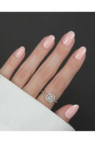 GLAMZONE Kit Unghii Press-On Beige Oval