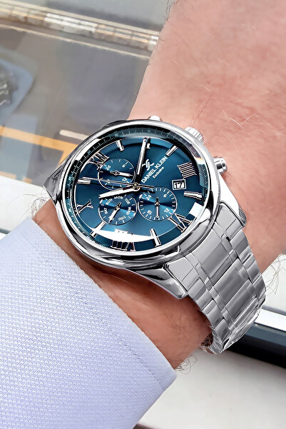 Daniel Klein Exclusive Erkek Kol Saati Özel Kutulu 3 Atm Su Geçirmez Gümüş Re...