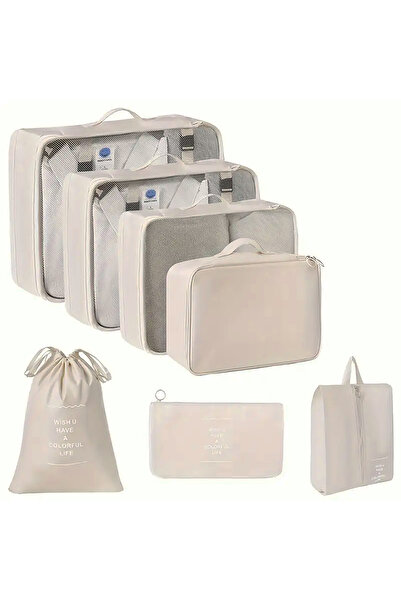 Assoda 7-Piece Travel Organizer Bag Set - Smart Organization and Space Saving