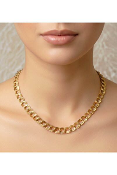 Lal قلادة من الفولاذ بشريط مزدوج