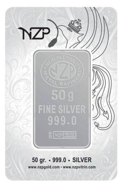 RimaGold HAS 50 Gr Gümüş Külçe