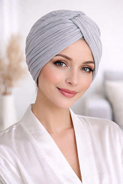 BUTİK AYVİTRİN غطاء رأس نسائي محتشم بعقدة مطوية