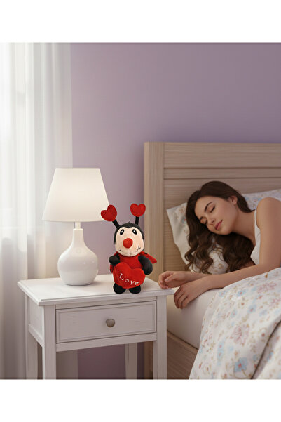 SELAY TOYS Peluş Uğur Böceği Hediyelik Peluş Oyuncak Sevimli Pelüş Uğur Böceği