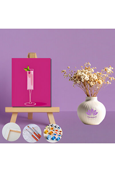 LİLYHOBBYLAND Mini Sayılarla Boyama Kiti 20x25 cm Renkli Yudumlar