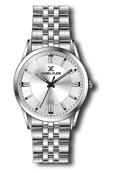 Daniel Klein Steely Silver Stainless Steel Watch for Men DK.1.14265-1