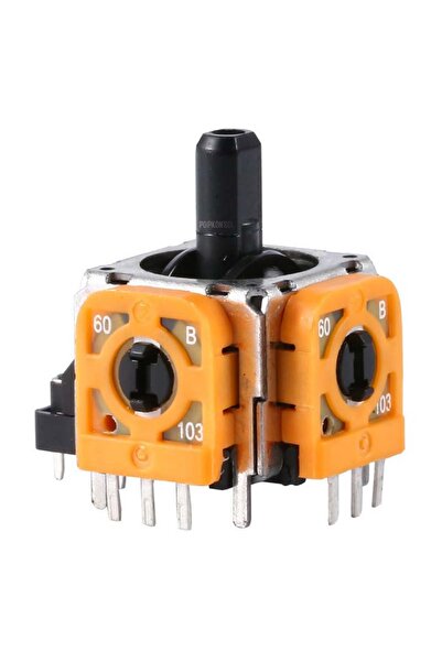 POPKONSOL 1 Adet PS4 Analog Motor Tüm PS4 Kollarına Uyumlu Turuncu Seri PS4 O...