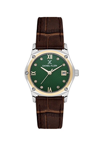 Daniel Klein Premium Dark Brown Leather Watch for Women DK.1.14270-4