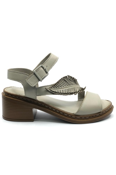 Venüs Mistae Genuine Leather Comfort Orthopedic Women's Sandals Vi̇zon