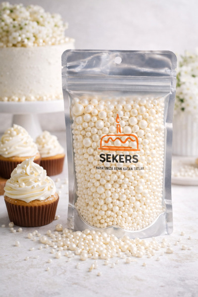 şekers hayatınıza renk katan tatlar Mix Dekoratif Boncuk Şeker 40gr