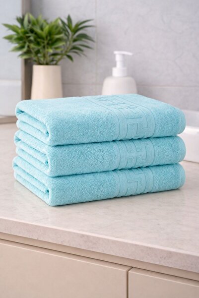 OEM Set of 3 bath towels, 100% Pakistani cotton, 70X130, 500g/sqm