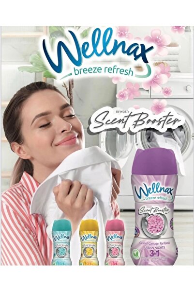 Wellnax Granül Çamaşır Parfümü Pink Velvet/Urban Nights/Moonlight/Sun Rising 4X210 gr