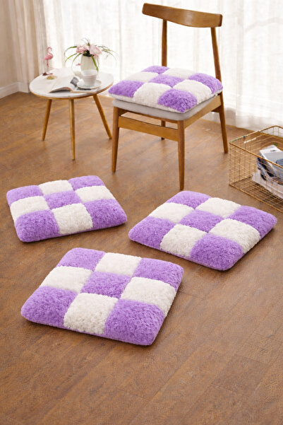 Beta 2 Pieces of Plush Chair Cushion 40/40 cm