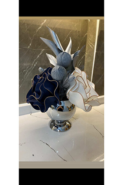 Çiçekdekor Küre gümüş vazo Arajman