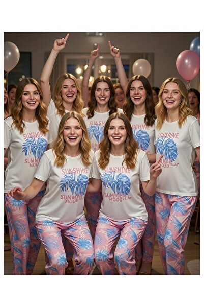 Aydoğan Set pijamale cu mânecă scurtă pentru femei 240033