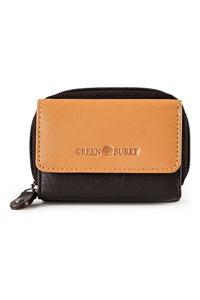 Greenburry Nappa Geldbörse RFID Schutz Leder 11 cm