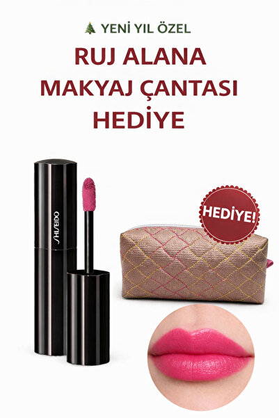 SEPHORA Shisedo VI418 Kalıcı Likit Ruj | Pürüzsüz & Gün Boyu Taze Dudak Görünümü