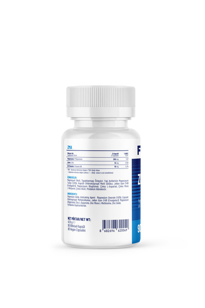 FLAVA Zma | Çinko Magnezyum B6 Vitamini - 90 Kapsül