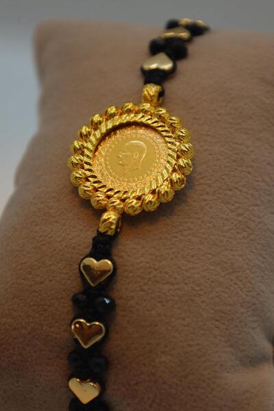 ÖZDEN KUYUMCUSU 22 Ayar Çeyrek Altınlı Bileklik OZDCEY021