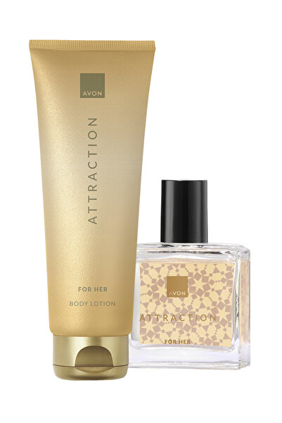 AVON Attraction Kadın Parfüm 30 Ml. ve Vücut Losyonu Paketi