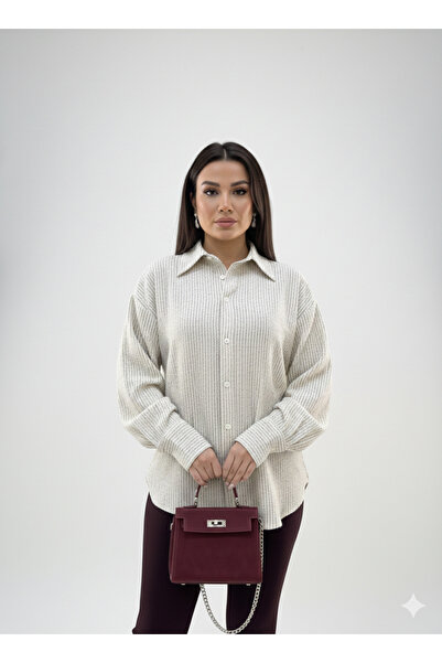 Mess Trend Tarzınla Fark Yarat Siyah Beyaz İnce Çizgili Gömlek