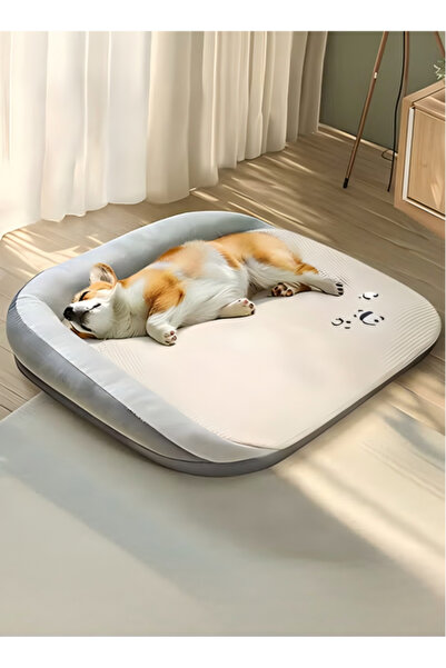 DOMEET Dog Bed Sofa with Removable Washable Cover, L-shape Premium Waterproof...