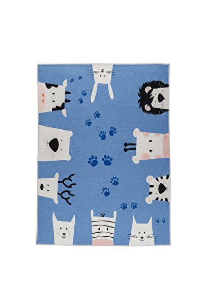 itsybitsy Paws and Claws Çok Renkli Yıkanabilir Çocuk Halısı 120x160cm