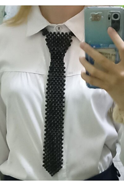 shamatolyesi El yapımı boncuklu şık kravat modeli
