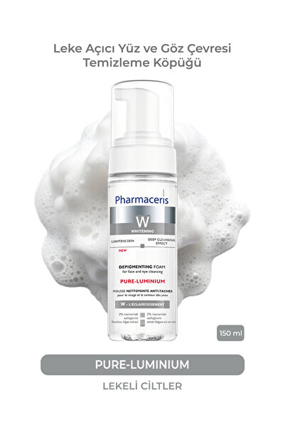 Pharmaceris Pure-Luminium | Leke Açıcı Yüz ve Göz Çevresi Temizleme Köpüğü (1...