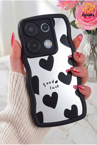 Fibaks حافظة متوافقة مع Redmi Note 13 Pro 4G مع غطاء سيليكون ناعم على شكل قلب...