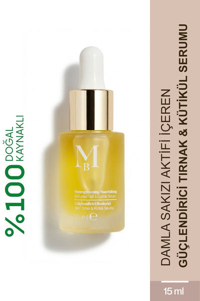 MİSBAHÇE Güçlendirici Besleyici Aktif Tırnak & Kütikül Serumu 15 Ml