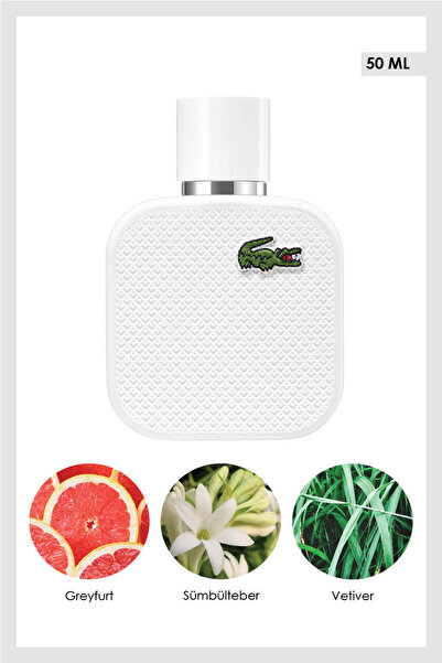 Lacoste L.12.12 Blanc EDT 50 ml Erkek Parfüm