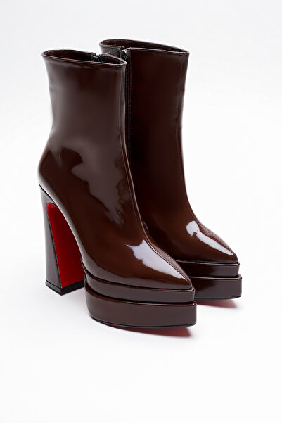 Ayakkabı Ateşi Дамски ботуши с висок ток Mojo Coffee Rugan