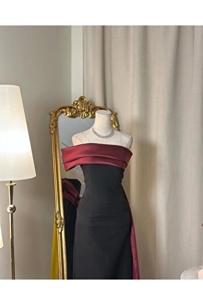 vanus fashion 5701 -فستان أنيق بتصميم فاخر