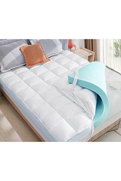 KOZZY HOME 2'si 1 Arada Kuştüyü (10 CM) Uyku Pedinin Üstüne 1000 gr Uyku Pedi...