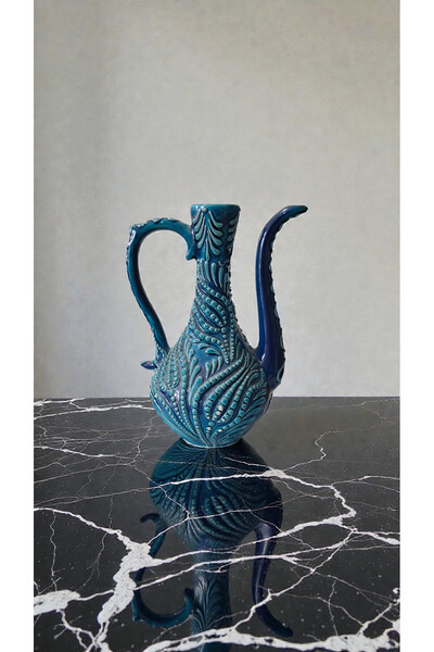 RGS HOMELİFE Urcior decorativ cu model din gresie lucrat manual – 20 cm înălțime