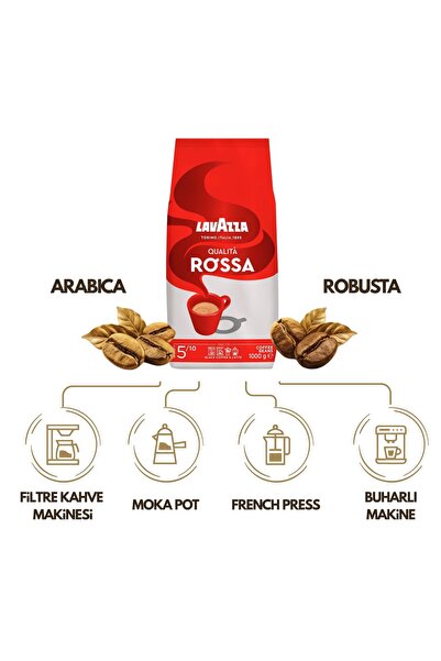 LavAzza Qualita Rossa Espresso Çekirdek Kahve 1 kg