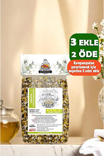 Organik Teyze Papatya Çayı, Papatya, Daisy, Asteraceae, Chamomillae Romanae 40g