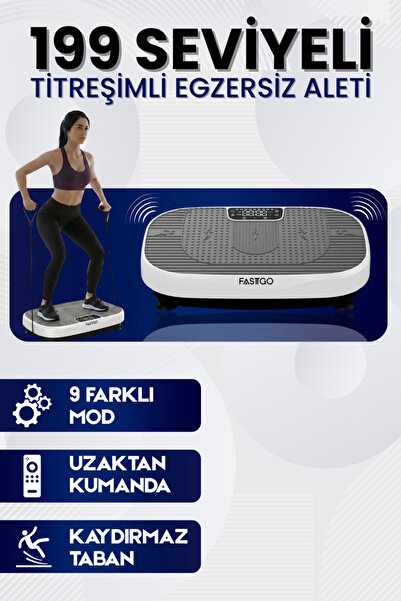 FASTGO Titreşimli Egzersiz Aleti Tüm Vücut Egzersizi Kilo Kaybı için Egzersiz...